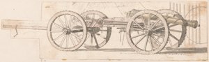 Cañón y limber, No.7 de Thomas Sandby